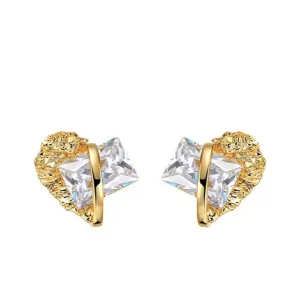 Pre Order:  Geometric Zircon Earrings