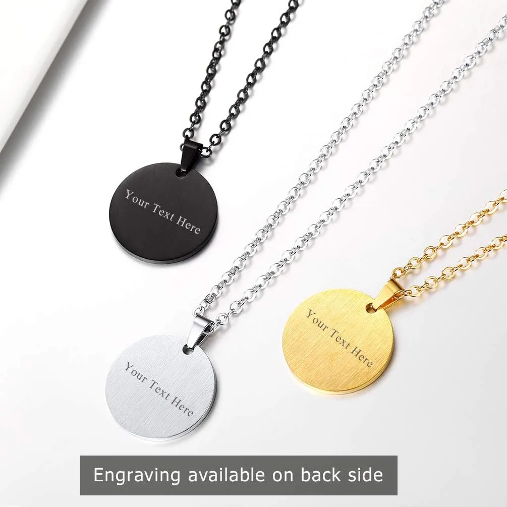 PROSTEEL Stainless Steel Zodiac Star Sign Constellation Horoscope Pendant Necklace Idea Men Women