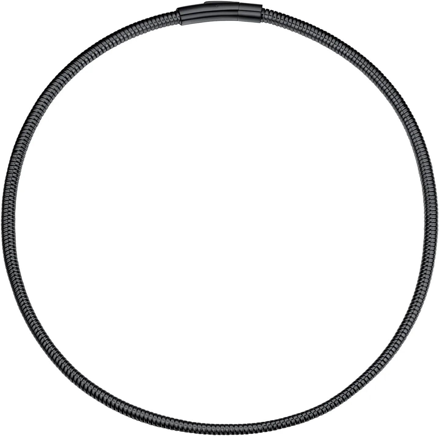 PROSTEEL Stylish Herringbone Snake Chain Necklace for Women, Minimalist 5mm Thick Chain, 16''/18'', Silver/Gold/Black Tone, Come with Box