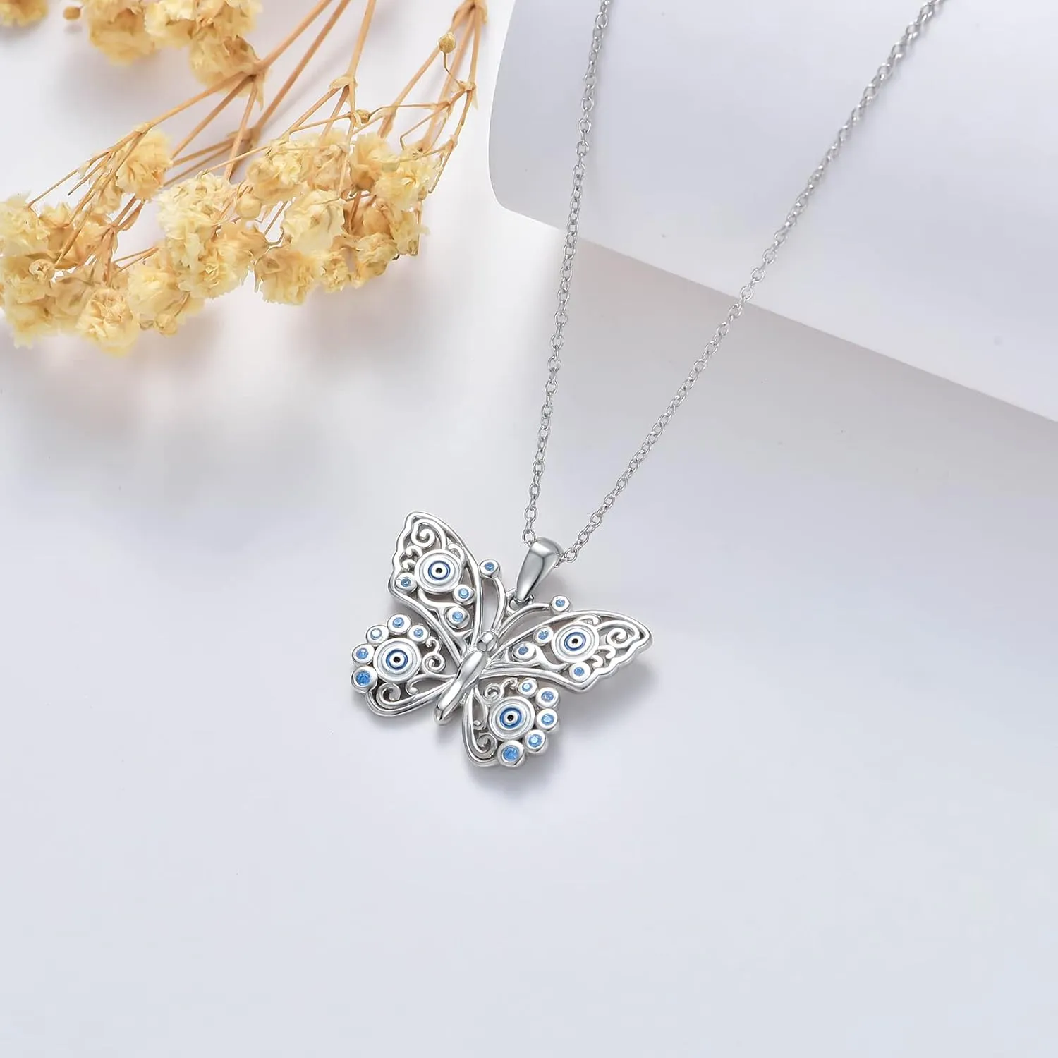 Protection Necklaces Hamsa/Evil Eye/Lotus Flower/Ankh/Eye of Horus/Elephant/Yin Yang Necklace Amulet Spiritual Jewelry Pendant Gifts for Women Men