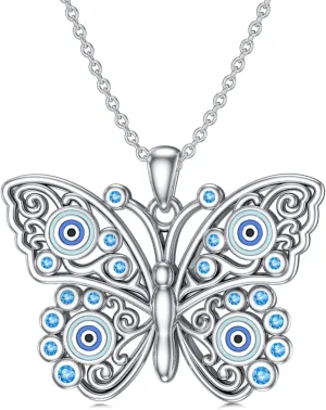 Protection Necklaces Hamsa/Evil Eye/Lotus Flower/Ankh/Eye of Horus/Elephant/Yin Yang Necklace Amulet Spiritual Jewelry Pendant Gifts for Women Men