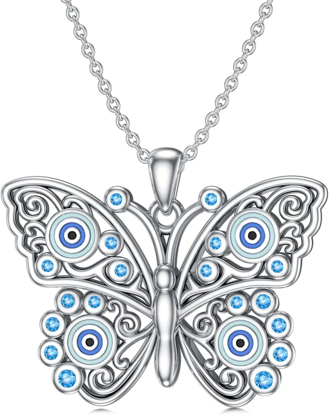 Protection Necklaces Hamsa/Evil Eye/Lotus Flower/Ankh/Eye of Horus/Elephant/Yin Yang Necklace Amulet Spiritual Jewelry Pendant Gifts for Women Men