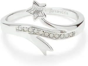 Pura Vida Silver Disney Cinderella Dreamy Opal Star Ring - Brass Base, Rhodium Plating - Size 5-9