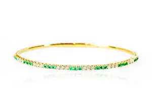 "Ranya" Emerald Bangle