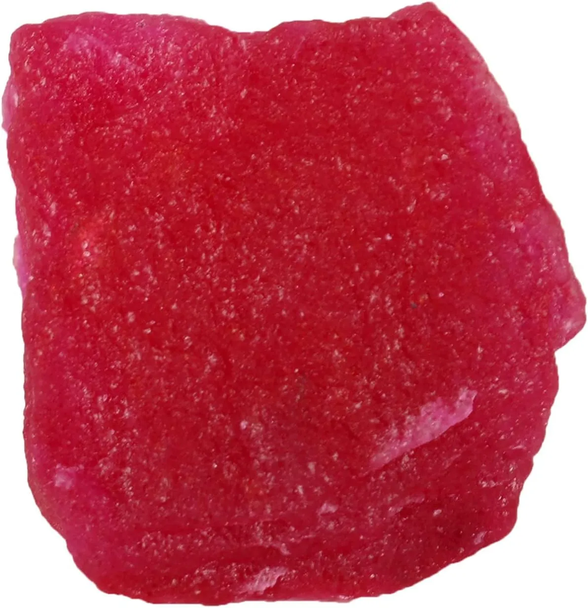 REAL-GEMS Genuine Natural Ruby Red Rough Stone 10-105 Ct Certified Uncut Healing Crystal Loose Gemstone