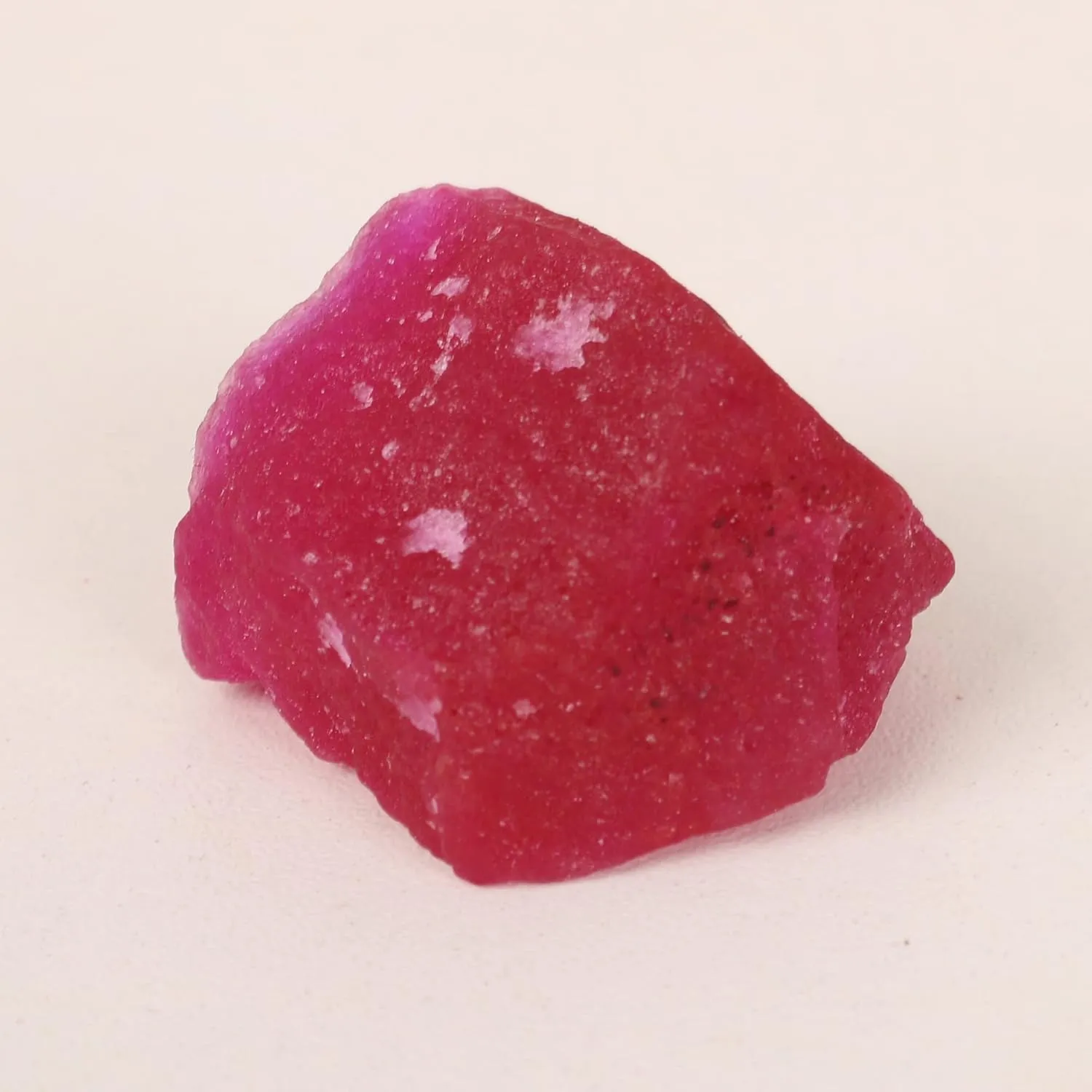 REAL-GEMS Genuine Natural Ruby Red Rough Stone 10-105 Ct Certified Uncut Healing Crystal Loose Gemstone