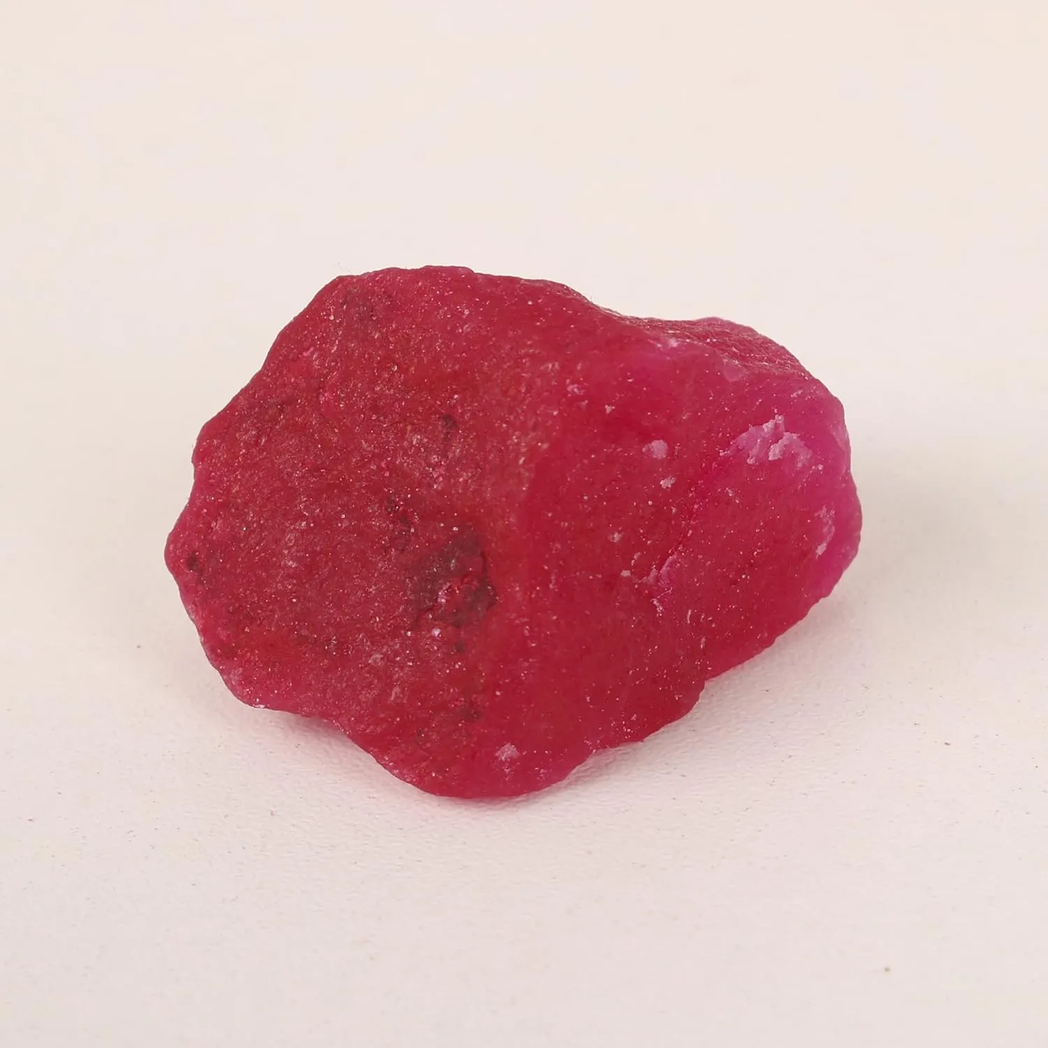 REAL-GEMS Genuine Natural Ruby Red Rough Stone 10-105 Ct Certified Uncut Healing Crystal Loose Gemstone