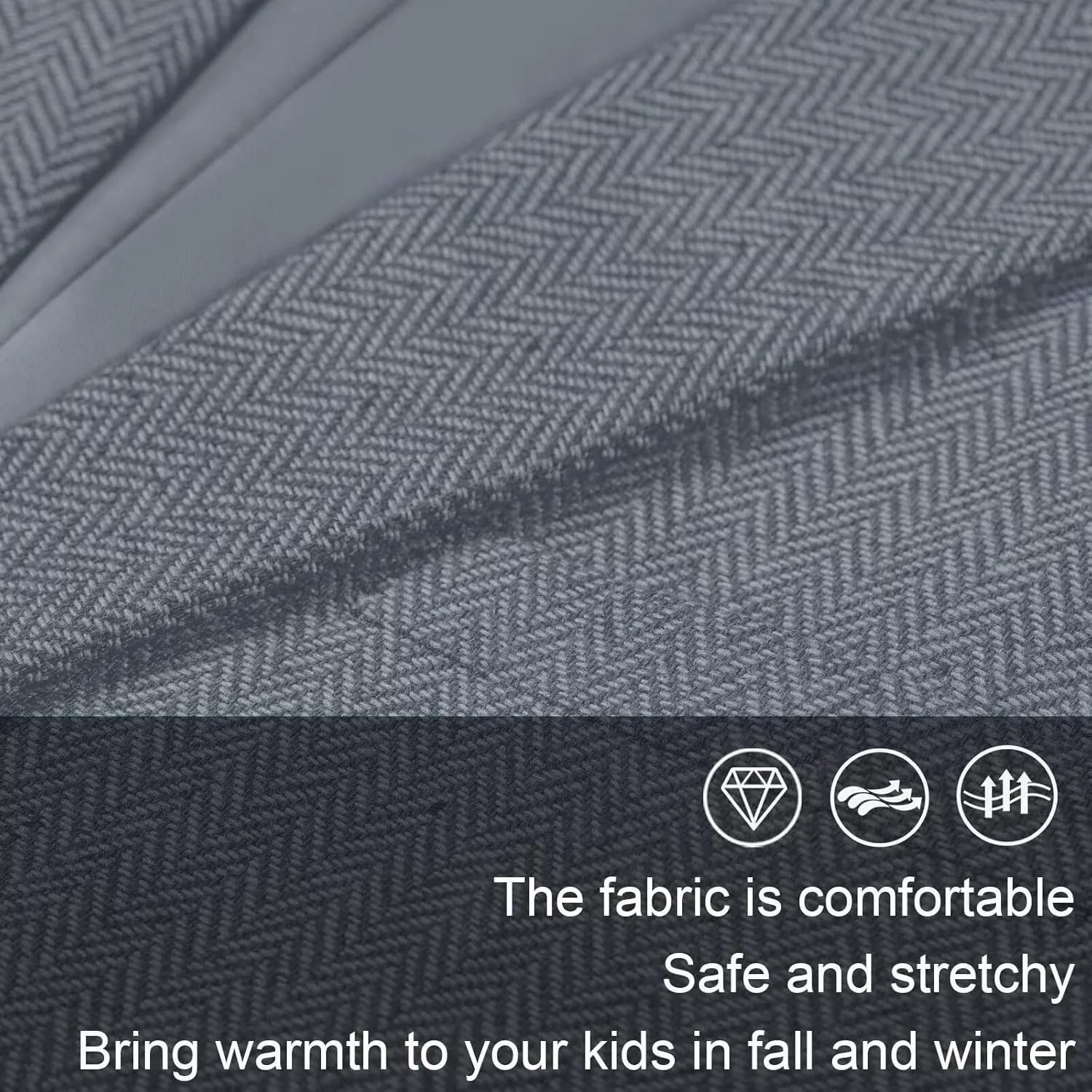 Retro 3 Pieces Slim Fit Boy Suit Tweed Herringbone Formal Stylish Vest Tuxedo Pants Wedding Homecoming Dress Wear Set