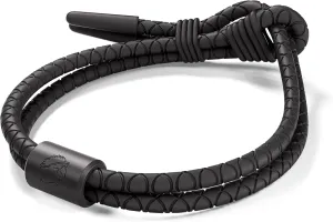 Rowdy Parrot FlexTech Adjustable Silicone Rope Bracelet: Waterproof, Sweatproof, Sunproof, Minimalist Surf, Golf Jewelry for Men - One Size Fits All