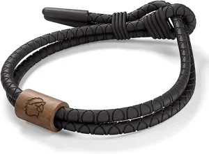 Rowdy Parrot FlexTech Adjustable Silicone Rope Bracelet: Waterproof, Sweatproof, Sunproof, Minimalist Surf, Golf Jewelry for Men - One Size Fits All