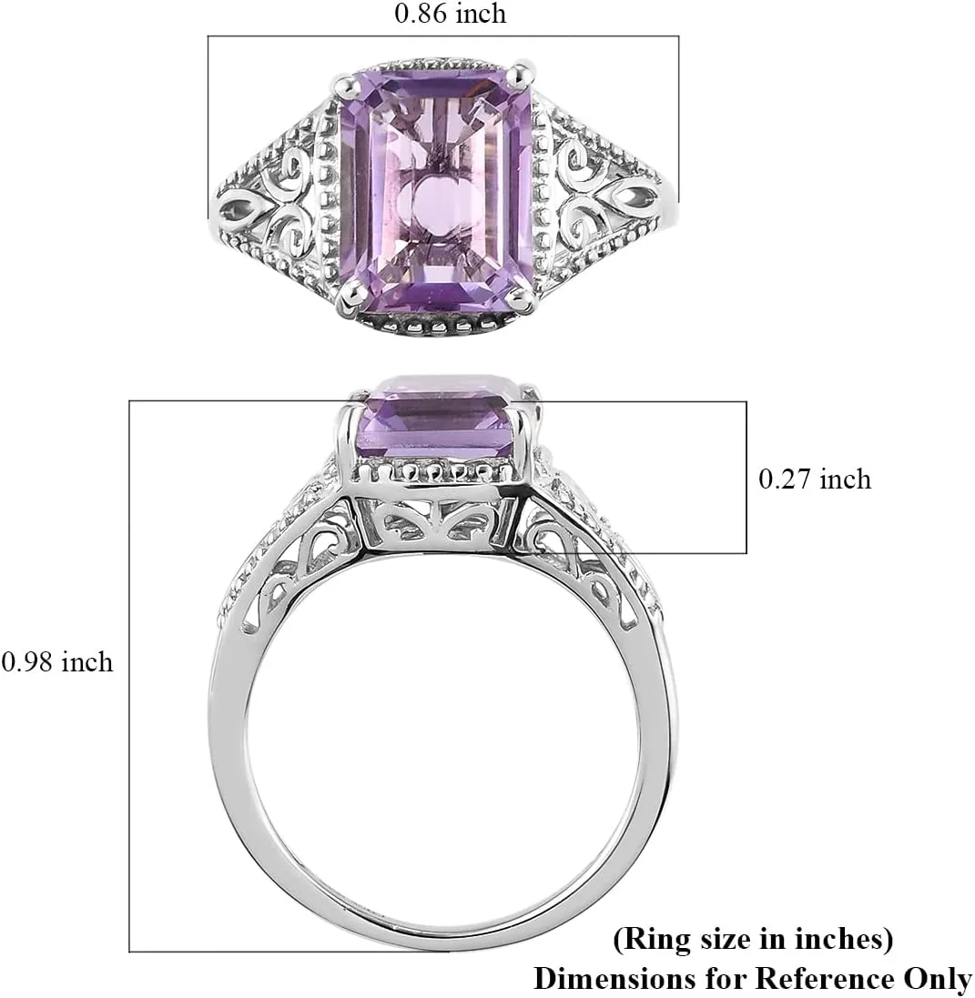 Shop LC Ring for Women Platinum Plated 925 Sterling Silver Birthday Gifts for Women