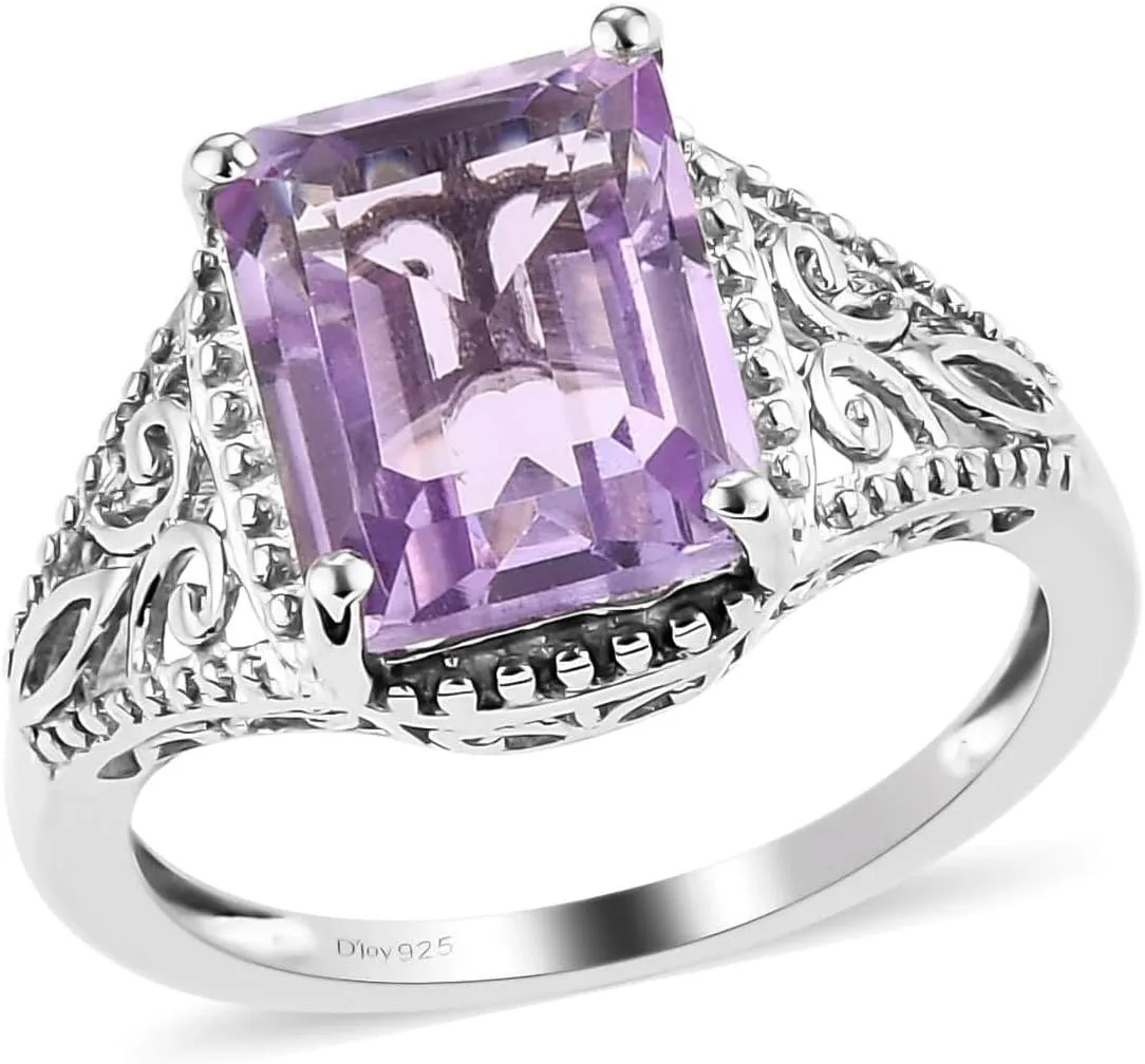 Shop LC Ring for Women Platinum Plated 925 Sterling Silver Birthday Gifts for Women