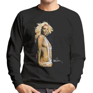 Sidney Maurer Original Portrait Of Britney Spears Necklaces Men's Sweatshirt