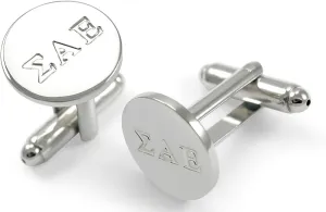 Sigma Alpha Epsilon Fraternity Circular Cuff Links/Professional Dresswear Accessories