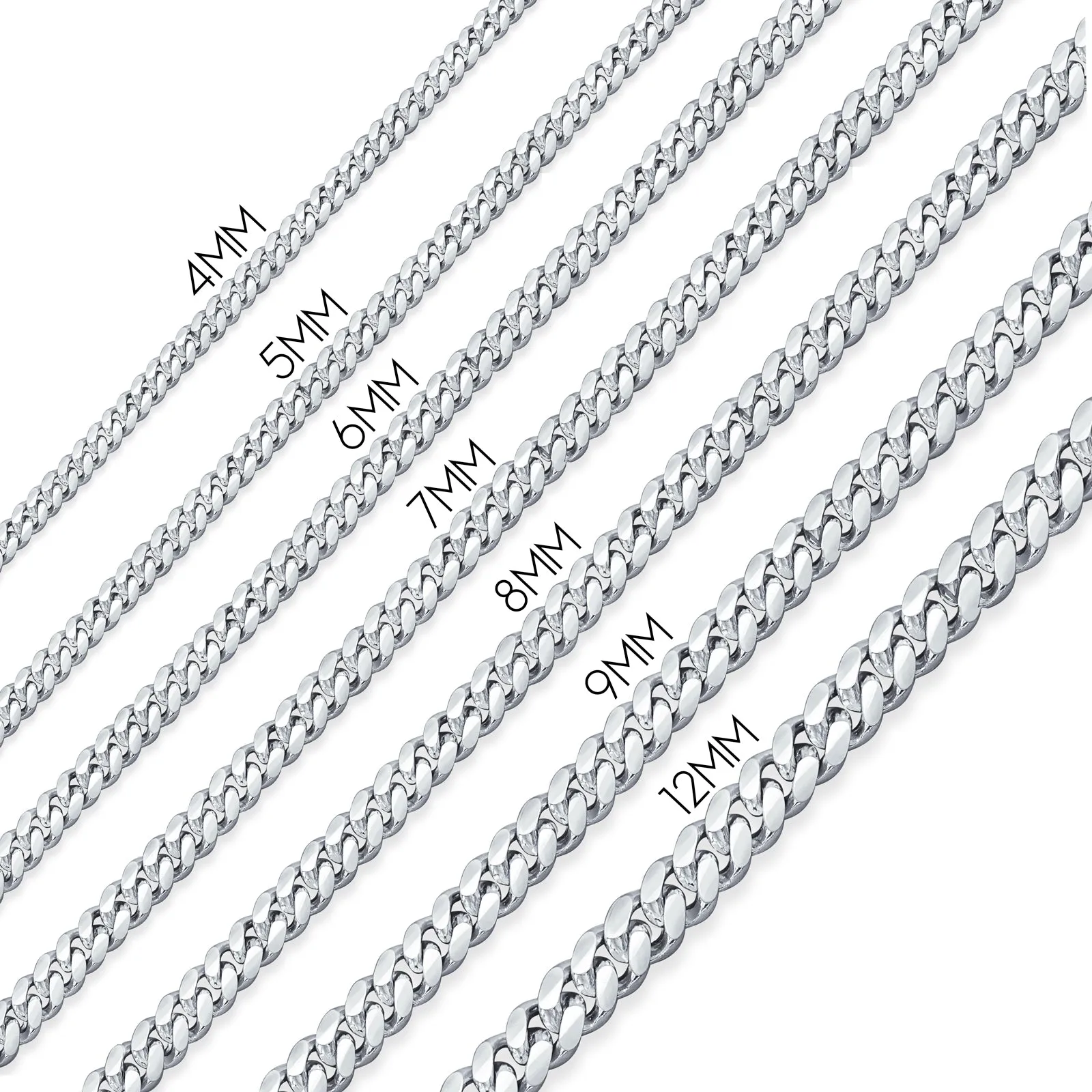 Solid 14K Gold Over Sterling Silver Italian Paperclip Chain Necklace for Men