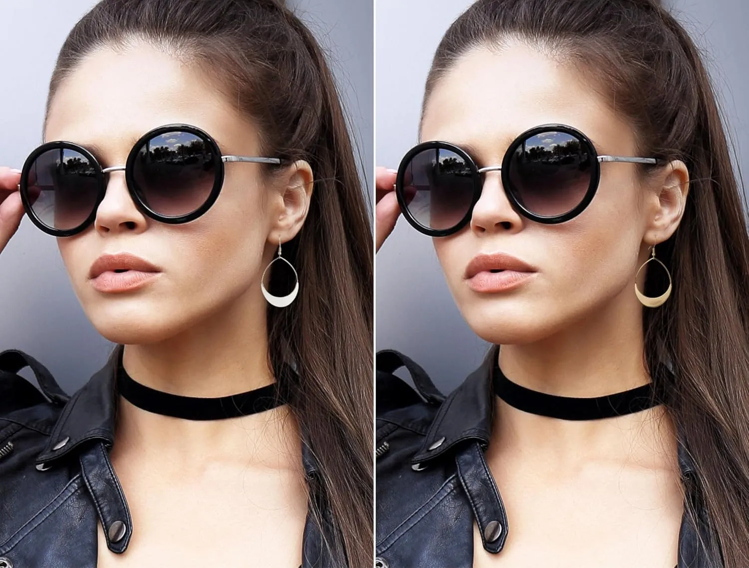SPUNKYsoul Crescent Hammered Paddle Bucket Earrings in Gold or Silver for Women