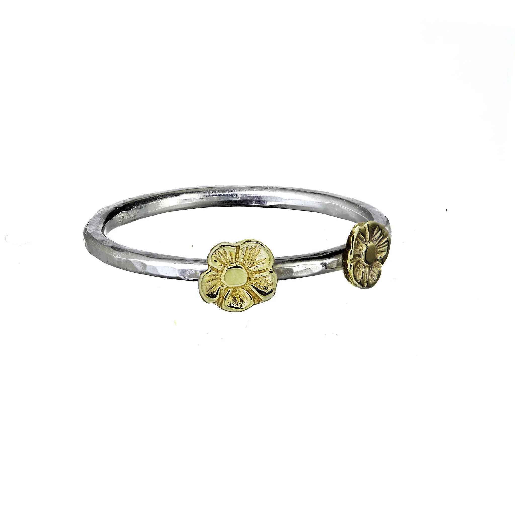 Stacking Rings with Gold Celtic Symbols