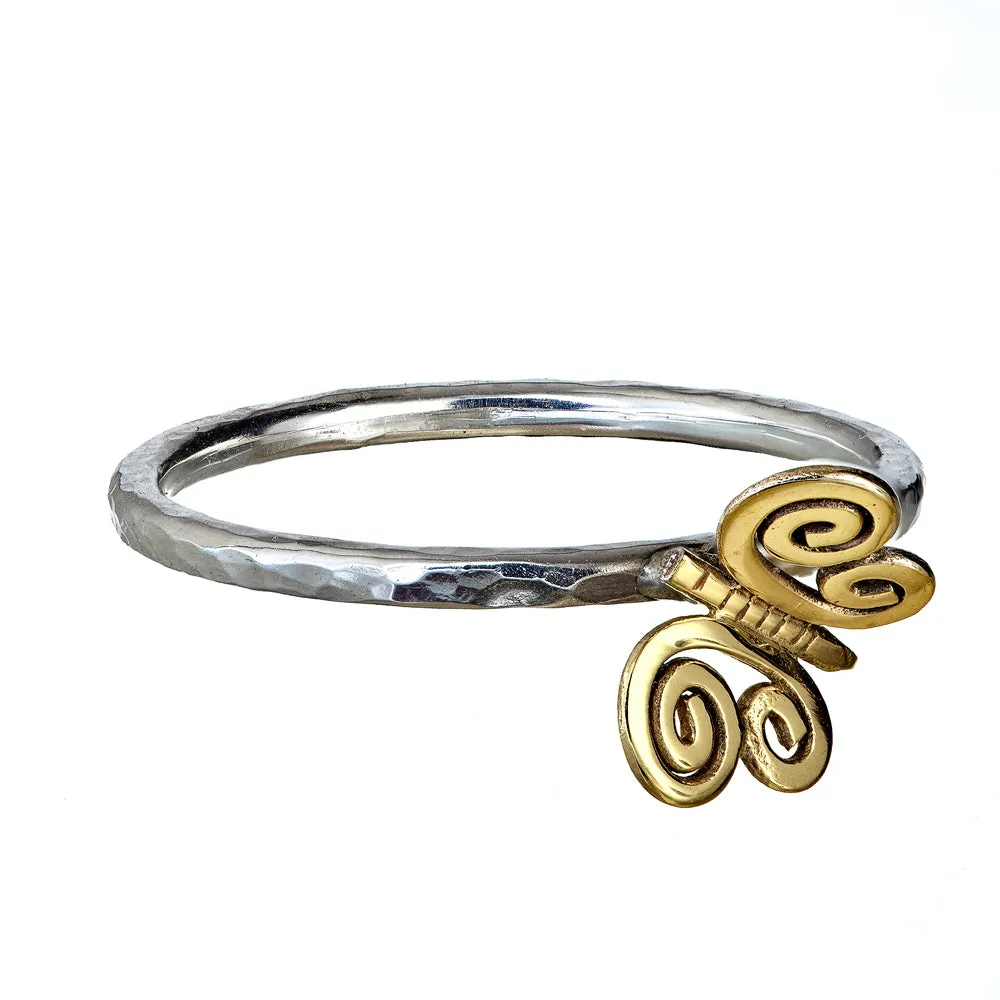 Stacking Rings with Gold Celtic Symbols