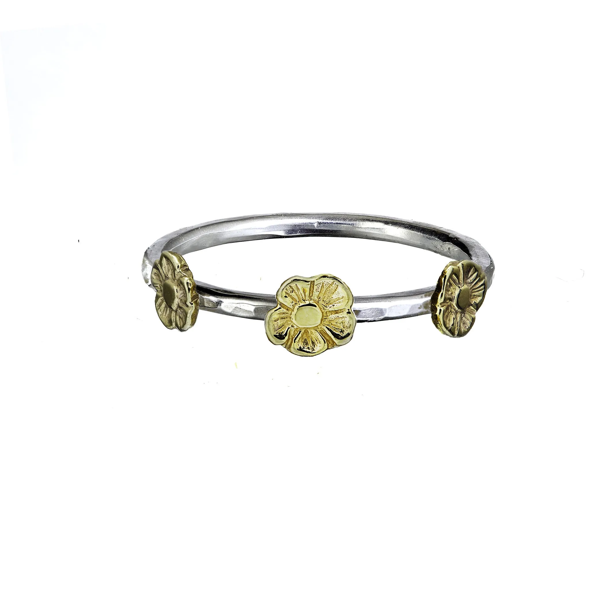 Stacking Rings with Gold Celtic Symbols