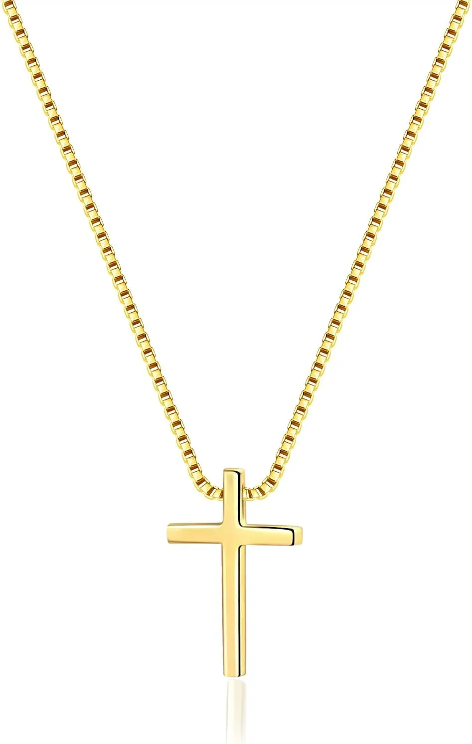 Sterling Silver Cross Pendant Necklace : Tiny Delicate Jewelry for Women- Ideal Gift for Special Occasions - Beautiful Clothing Accessory