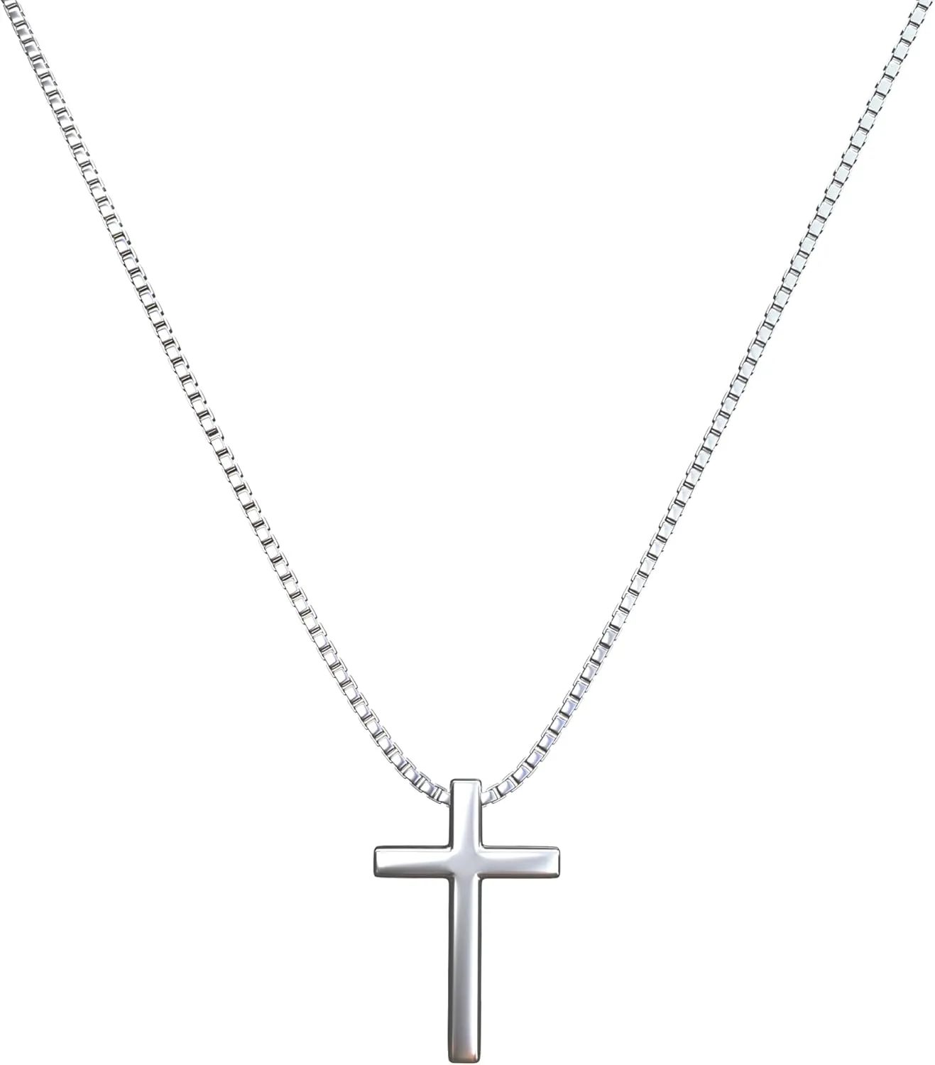 Sterling Silver Cross Pendant Necklace : Tiny Delicate Jewelry for Women- Ideal Gift for Special Occasions - Beautiful Clothing Accessory
