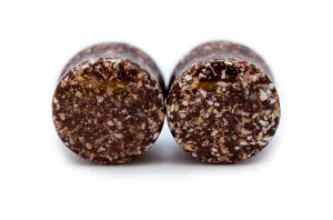 Stone tunnels with Brown Stone. Quartz Piercing. Ear Plugs Stone. Ear Tunnels and Plugs.