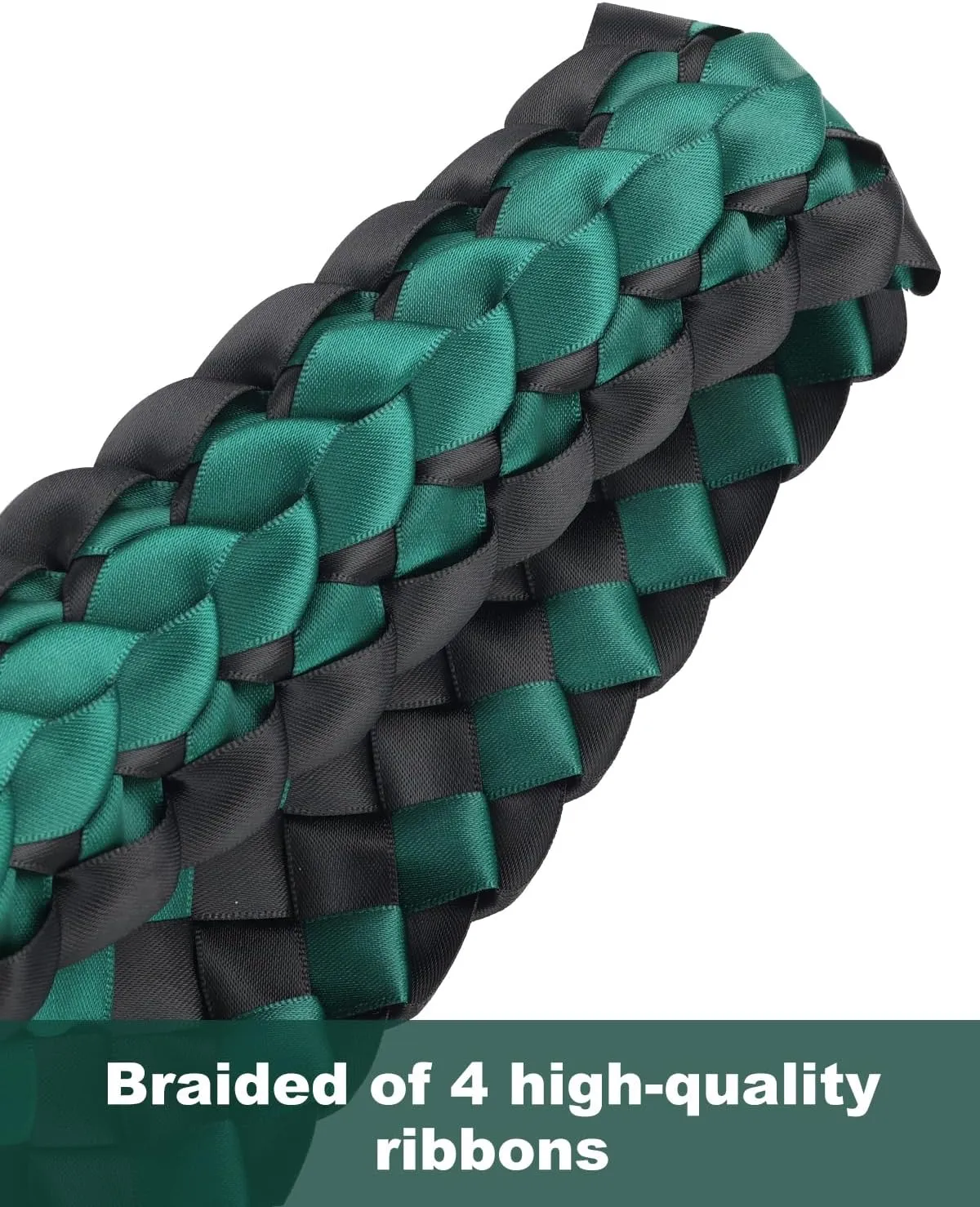 TFTAFAN Graduation Lei Class of 2025 Graduation Ribbon Leis Graduation Necklace Braided Necklaces Graduation Leis gift Party Accessories for Women and Men