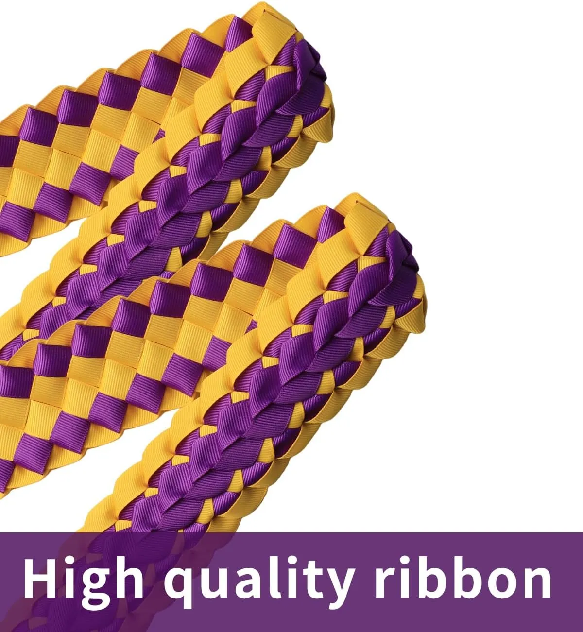 TFTAFAN Graduation Leis Grad 2025 money lei Graduation Leis Graduation Necklace Braided Necklaces For High School College Graduation DIY Decors Party Supplies