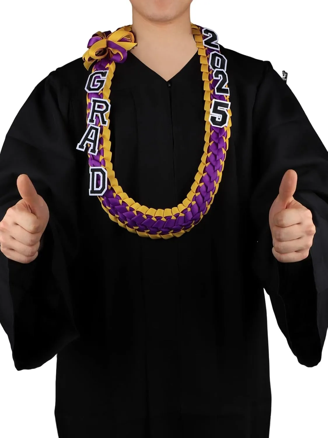 TFTAFAN Graduation Leis Grad 2025 money lei Graduation Leis Graduation Necklace Braided Necklaces For High School College Graduation DIY Decors Party Supplies
