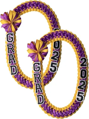 TFTAFAN Graduation Leis Grad 2025 money lei Graduation Leis Graduation Necklace Braided Necklaces For High School College Graduation DIY Decors Party Supplies
