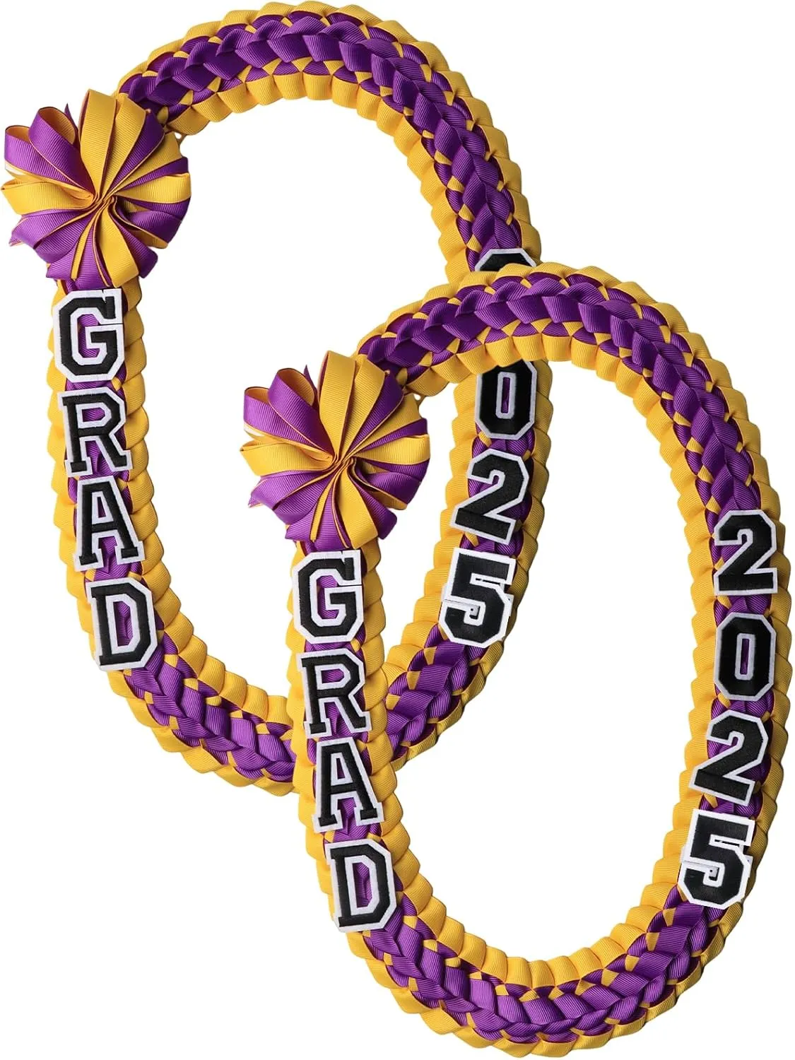 TFTAFAN Graduation Leis Grad 2025 money lei Graduation Leis Graduation Necklace Braided Necklaces For High School College Graduation DIY Decors Party Supplies