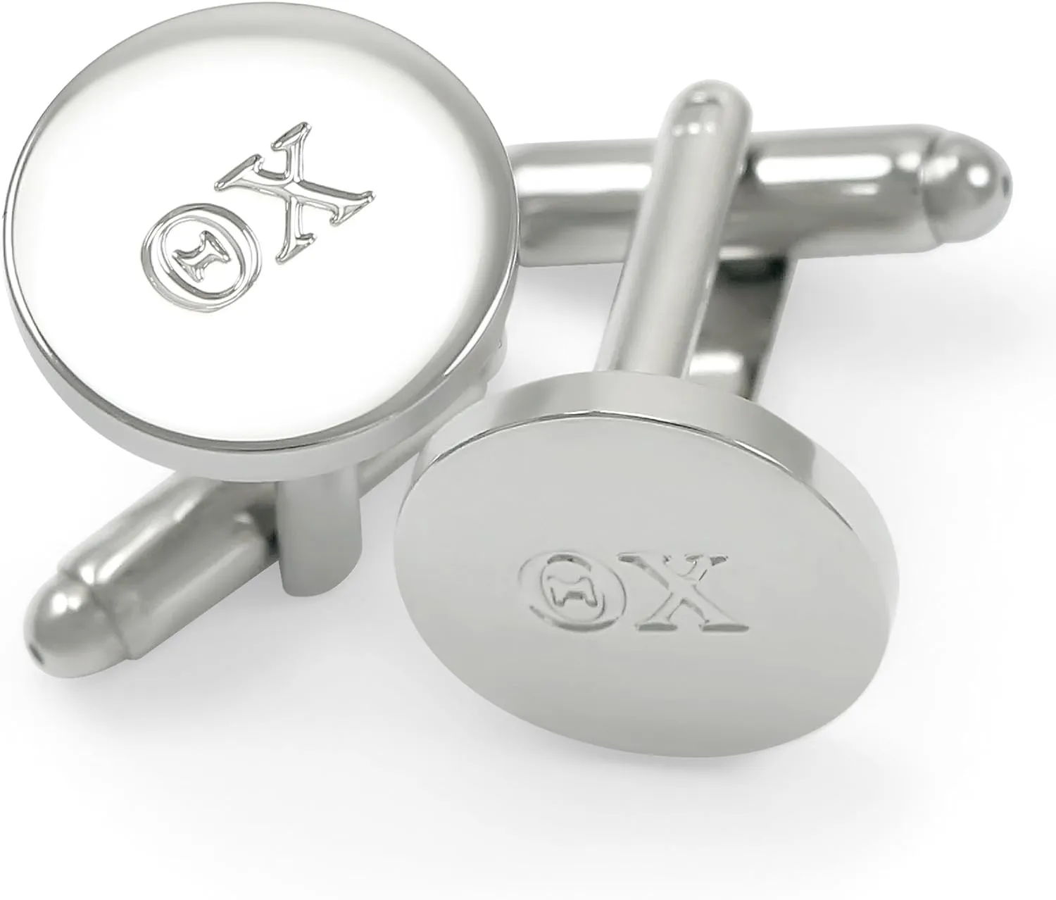 Theta Chi Fraternity Circular Cuff Links/Professional Dresswear Accessories