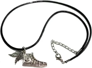 Unleash Your Inner Demigod with The Hermes Winged Shoes Necklace: The Ultimate Percy Jacksons Trendy Collectible & Gift | Stylish Fan Merchandise