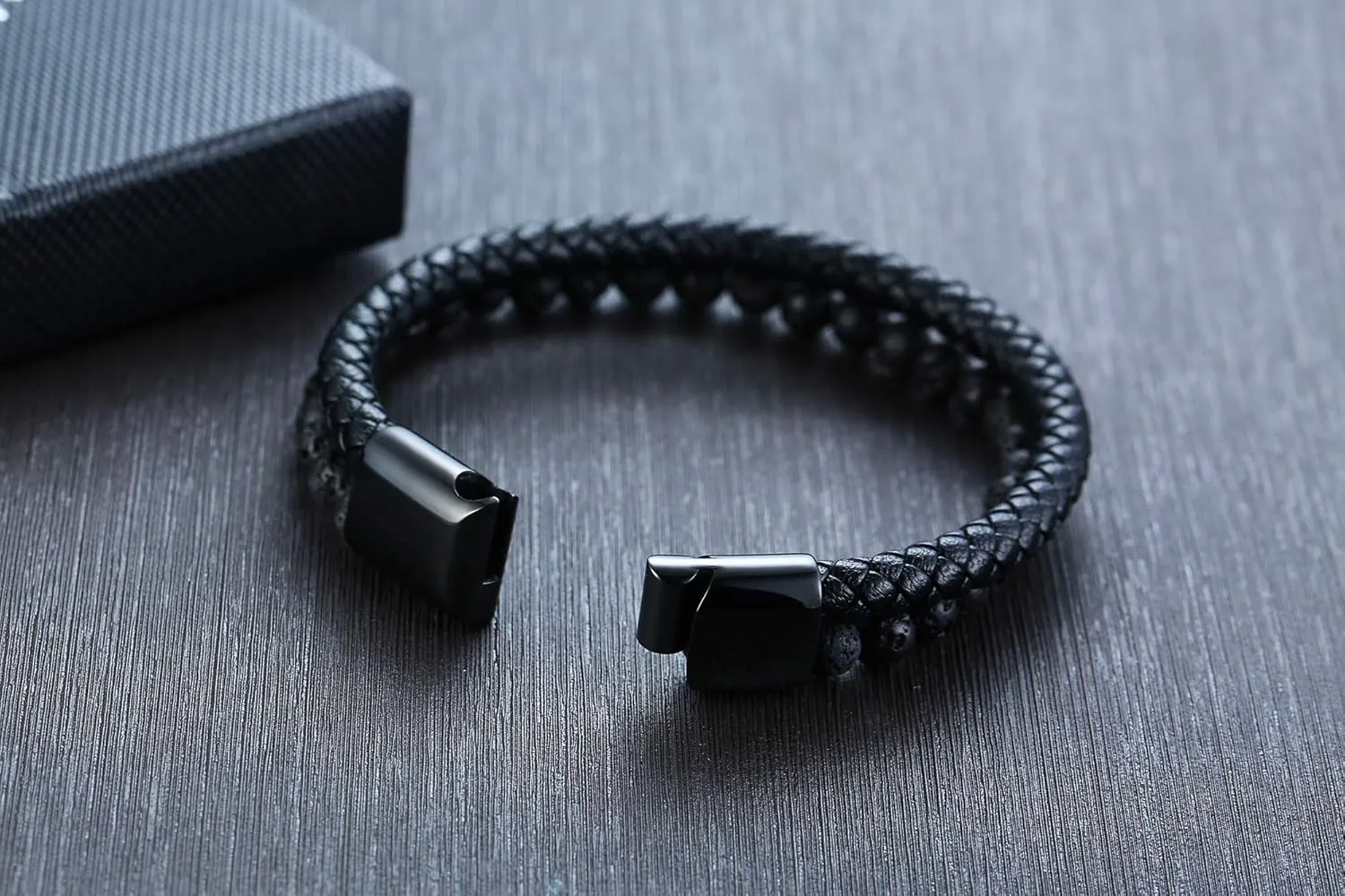 VNOX Men's Personalized Inspirational Mantra Braided Wrap Leather Rope Bracelet Cuff Bangle Encouragement Motivational Gift for Men Boys