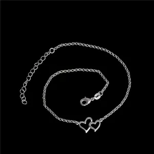 Warm Heart Design 925 Sterling Silver Delicate Foot Jewelry