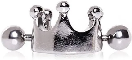 WildKlass Crown Cartilage Tragus Ear Cuff 316L Surgical Steel
