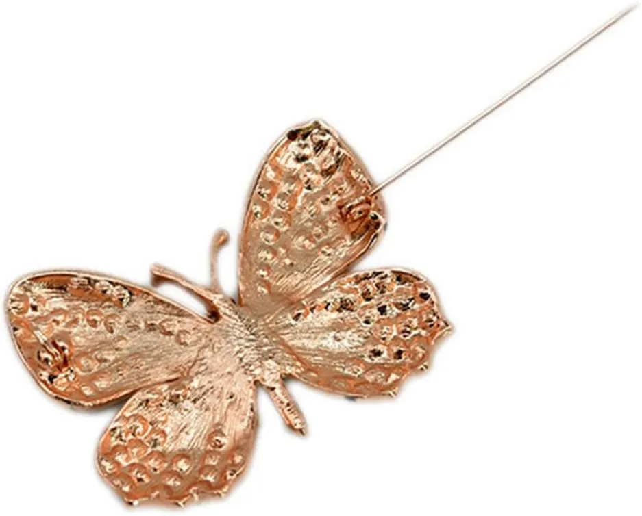 Winged Butterfly Crystal Rhinestones Brooch Pin
