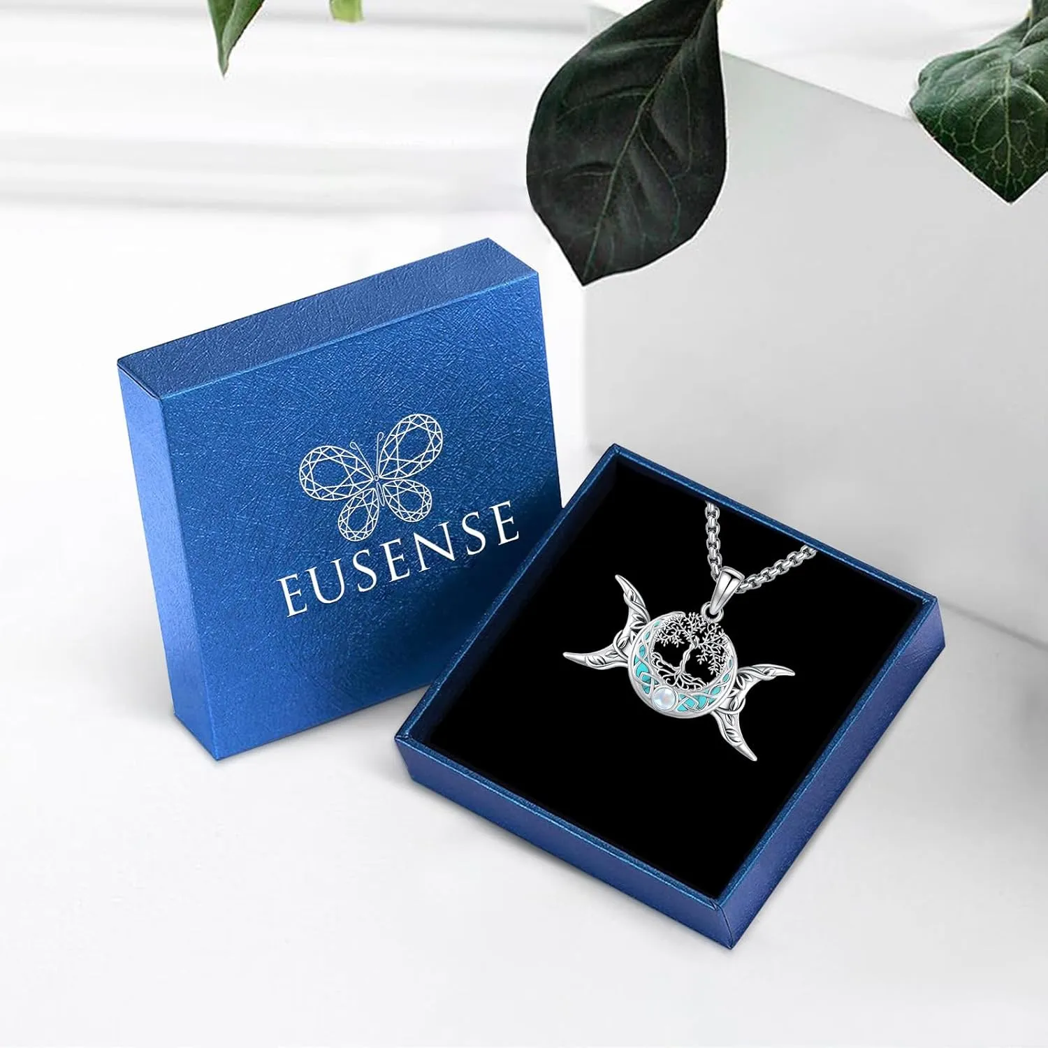 Witchy Jewelry for Women Men Nudo De Bruja Plata 925 Original Witches Knot Necklace Tetragrammaton Hecate Necklace Lilith Necklace Pentagram Necklace Cat Necklace Triple Moon Goddess Pendant Necklace