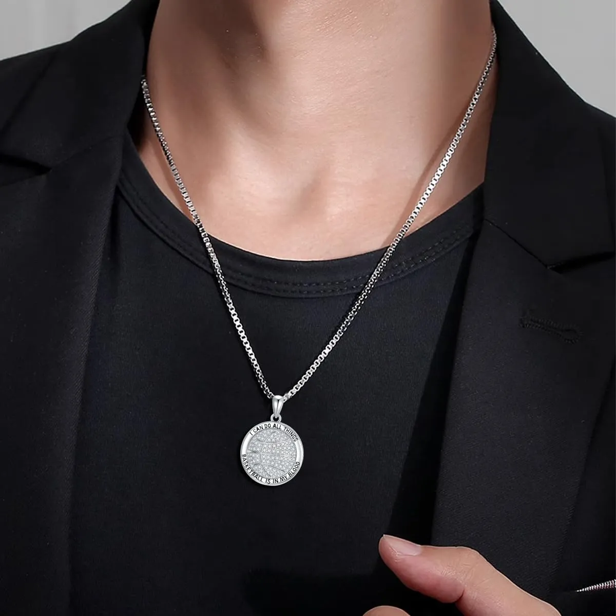 YAFEINI Sterling Silver Claddagh/Tree of Life/Mountain/Lighthouse/Basketball/Gymnastic/Skeleton Pendant Necklaces Inspiration Jewelry Gifts for Women Men