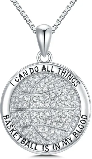 YAFEINI Sterling Silver Claddagh/Tree of Life/Mountain/Lighthouse/Basketball/Gymnastic/Skeleton Pendant Necklaces Inspiration Jewelry Gifts for Women Men