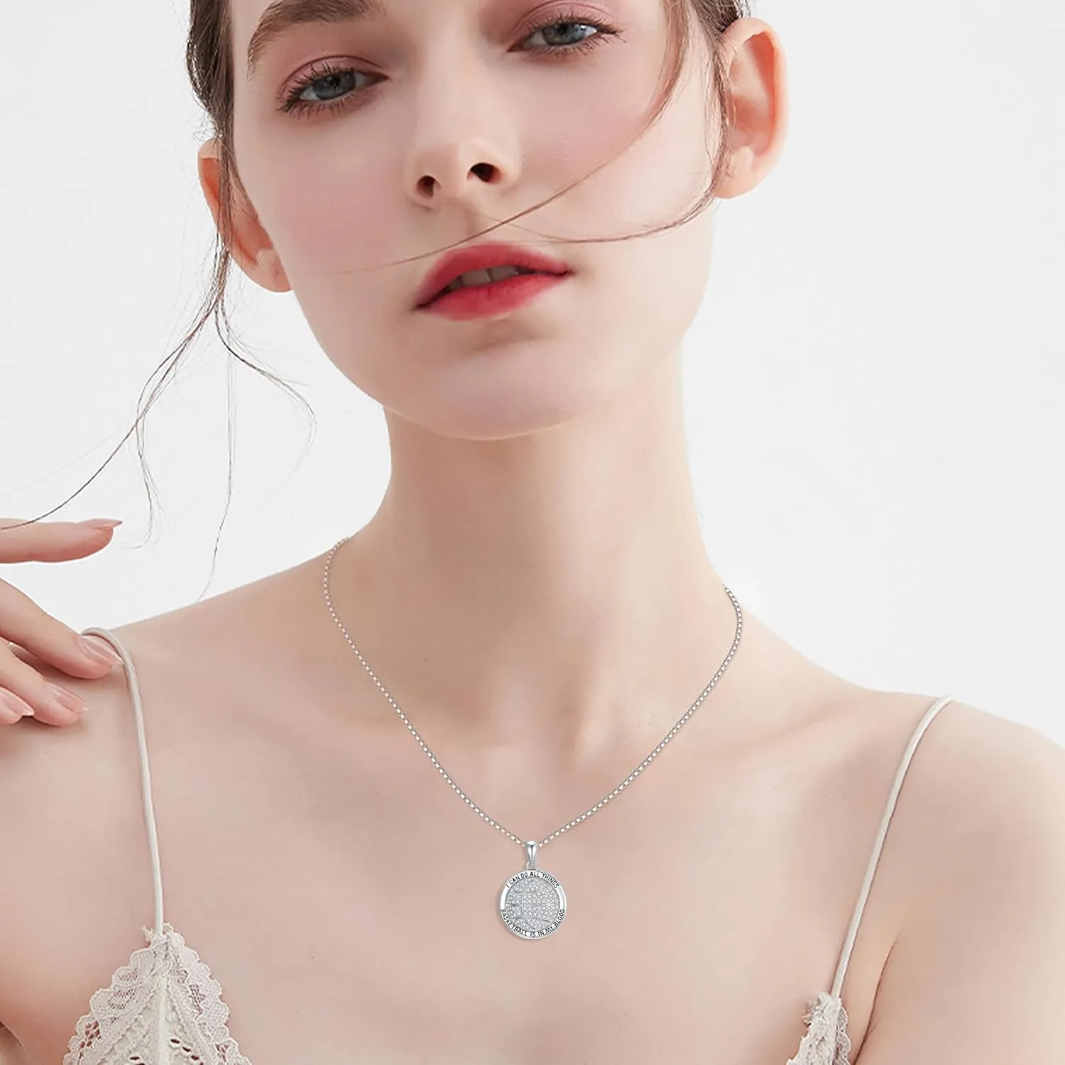 YAFEINI Sterling Silver Claddagh/Tree of Life/Mountain/Lighthouse/Basketball/Gymnastic/Skeleton Pendant Necklaces Inspiration Jewelry Gifts for Women Men