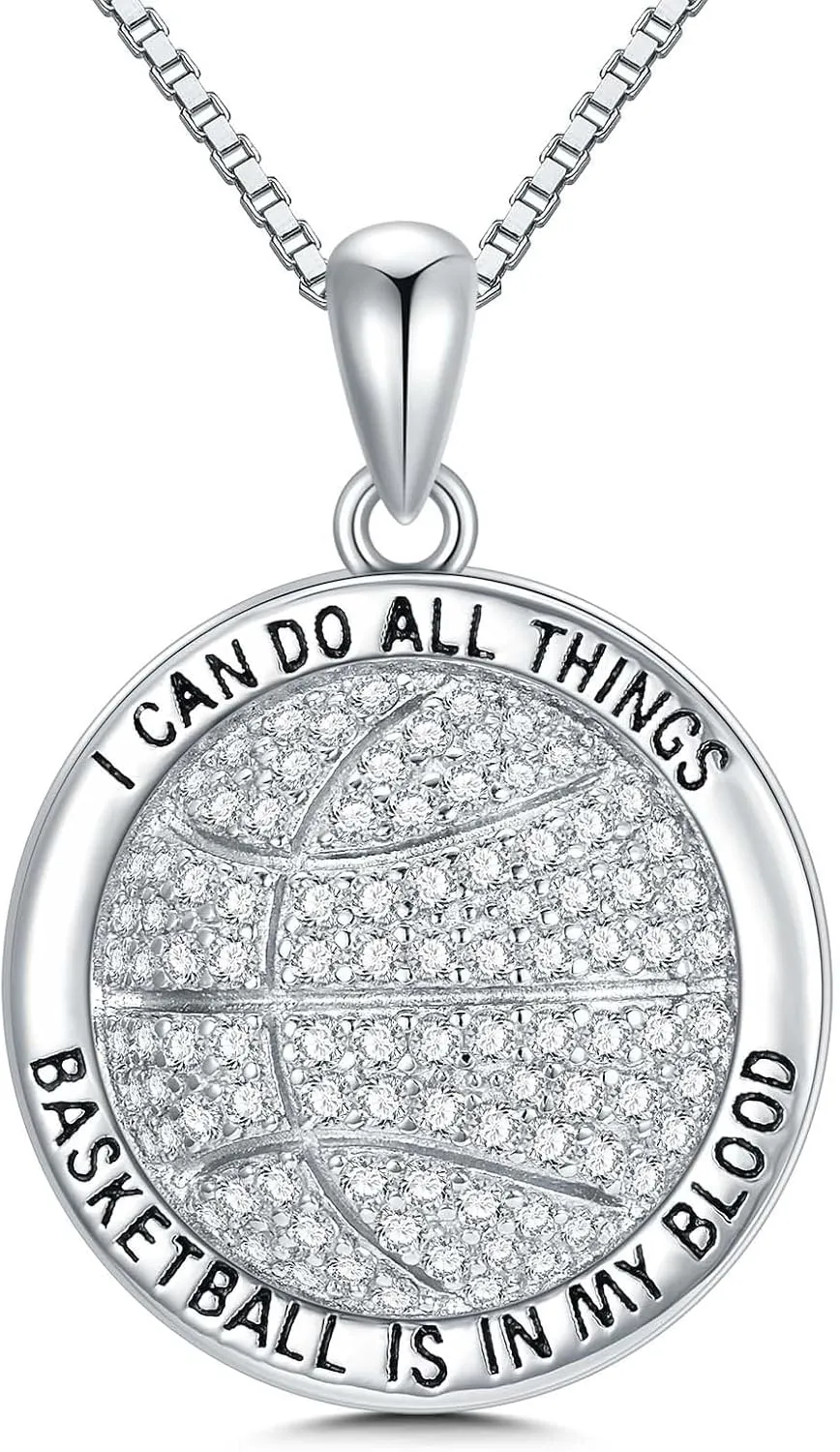YAFEINI Sterling Silver Claddagh/Tree of Life/Mountain/Lighthouse/Basketball/Gymnastic/Skeleton Pendant Necklaces Inspiration Jewelry Gifts for Women Men