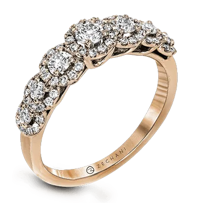 ZR1150 Color Ring in 14k Gold with Diamonds