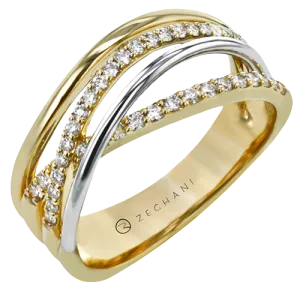 ZR2098 Right Hand Ring in 14k Gold with Diamonds